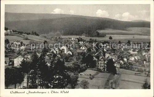 Finsterbergen Panorama Kat. Finsterbergen Thueringer Wald