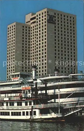 New Orleans Louisiana The New Oerleans Hilton Hotel Steamboats Kat. New Orleans