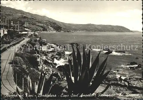 Bordighera Riviera dei Fiori Capo Sant Ampelio e Ristorante La Reserve Kat. Bordighera