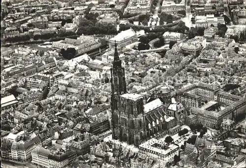 Strasbourg Alsace Dom Fliegeraufnahme Kat. Strasbourg