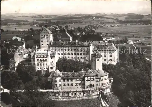 Hohenaschau Chiemgau Schloss Fliegeraufnahme Kat. Aschau i.Chiemgau