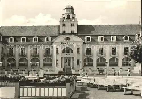 Binz Ruegen Kurhaus Cafe Ostseebad Kat. Binz