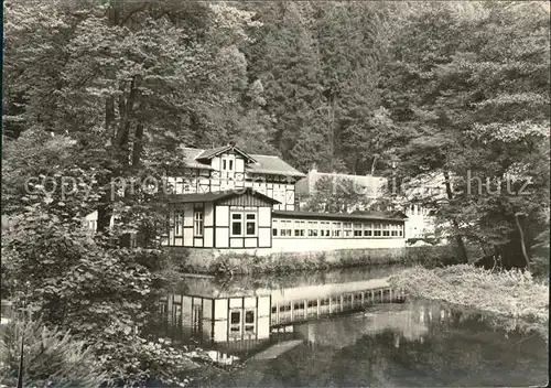 Bad Schandau Hotel und Gaststaette Lichtenhainer Wasserfall Kat. Bad Schandau