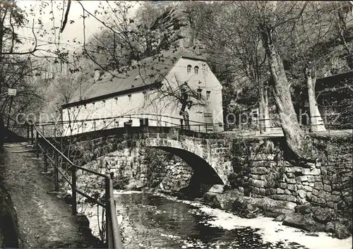 Lohmen Sachsen Lochmuehle im Liebethaler Grund Kat. Lohmen Sachsen