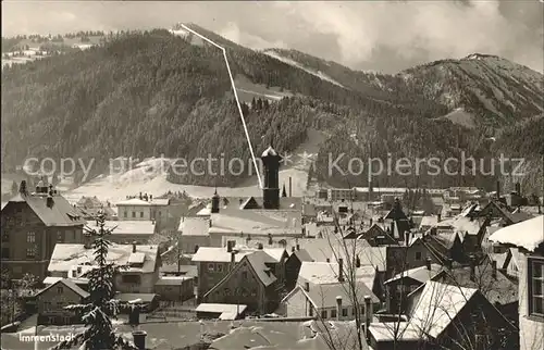 Immenstadt Allgaeu Ortsblick Kat. Immenstadt i.Allgaeu