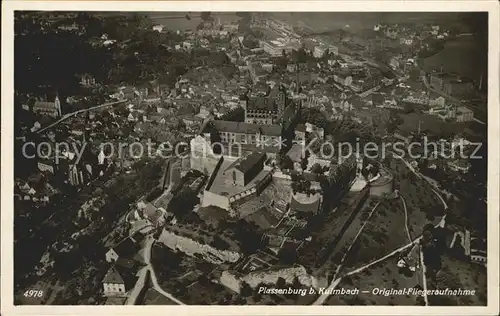 Kulmbach Plassenburg Fliegeraufnahme Kat. Kulmbach