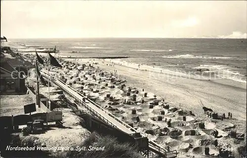 Wenningstedt Sylt Strandpartie Kat. Wenningstedt Braderup (Sylt)