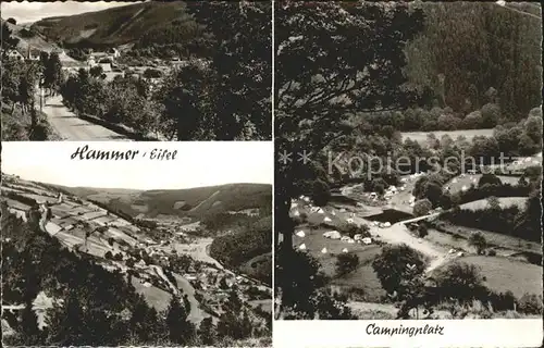 Hammer Monschau Total und Teilansicht Campingplatz Kat. Simmerath