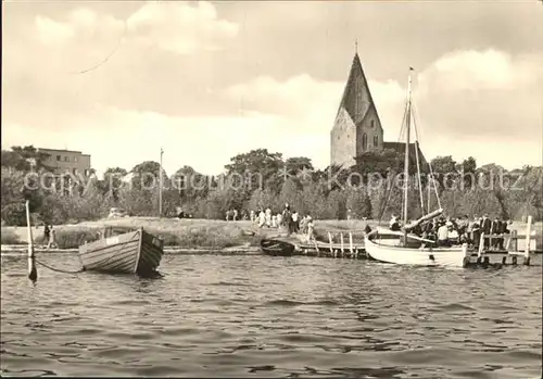 Rerik Ostseebad Am Salzhaff Bootsanleger Kirche Kat. Ostseebad Rerik