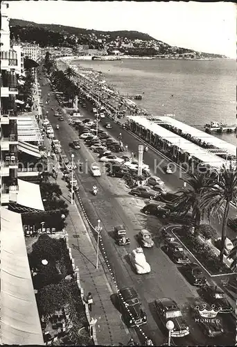 Nice Alpes Maritimes Promenade des Anglais et le Mont Baron Kat. Nice