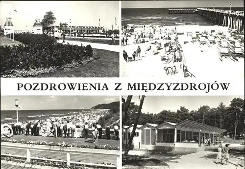 Miedzyzdroje Wejscie na molo Molo Osrodek wypoczynkowy Juventur Kat. Misdroy Pommern