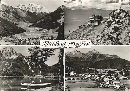 Bichlbach Totalansicht Bergstation Bootspartie Panorama Kat. Bichlbach