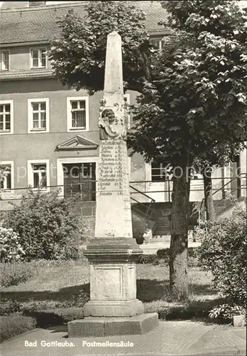 Bad Gottleuba-Berggiesshuebel Postmeilensaeule / Bad Gottleuba-Berggiesshuebel /Saechsische Schweiz-Osterzgebirge LKR