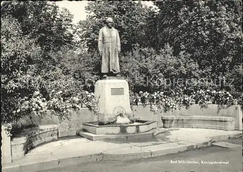 Bad Woerishofen Kneippdenkmal Kat. Bad Woerishofen