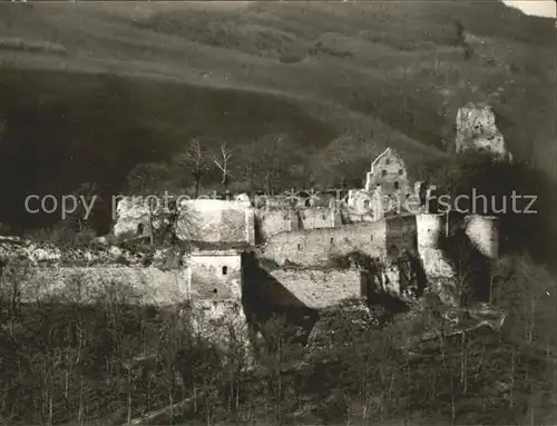 Bad Urach Burgruine Hohen Urach Kat. Bad Urach