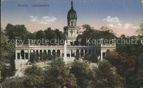 Breslau Niederschlesien Liebichshoehe Kat. Wroclaw