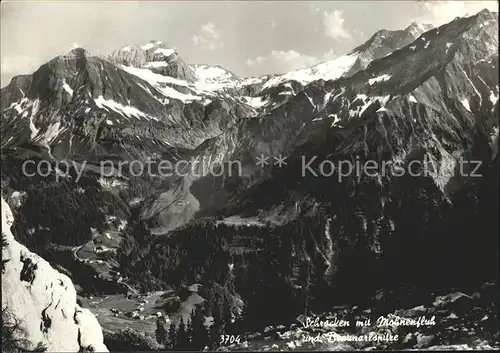 Schroecken Vorarlberg Mohnenfluh Braunarlspitze Kat. Schroecken