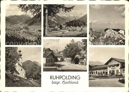 Ruhpolding Kurhaus Kirche  Kat. Ruhpolding