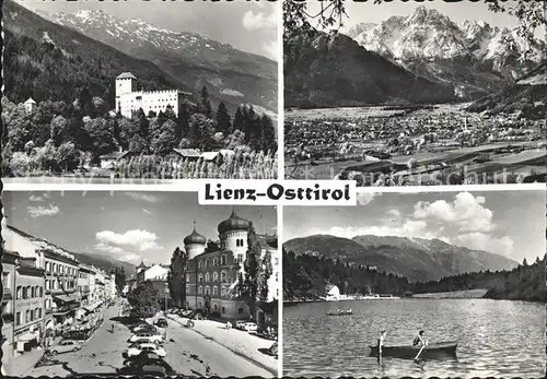 Lienz Tirol Burg Boot Strassenansicht  Kat. Lienz
