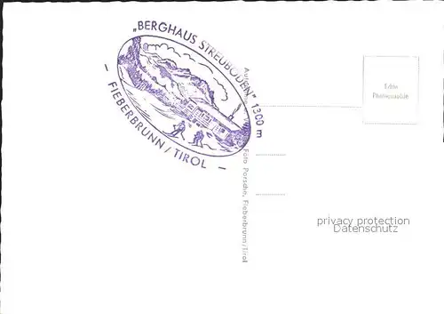 Fieberbrunn Tirol Sesselbahn Kat. Fieberbrunn