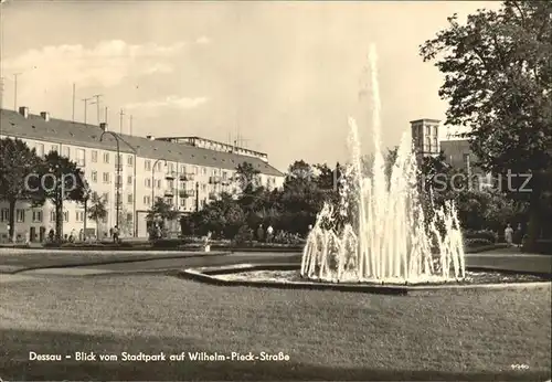 Dessau Rosslau Wilhelm Pieck Strasse  Kat. Dessau Rosslau