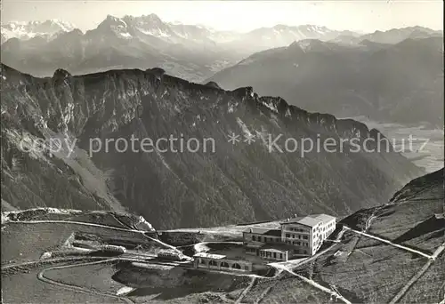 Rochers de Naye Fliegeraufnahme Grand Hotel  Kat. Rochers de Naye