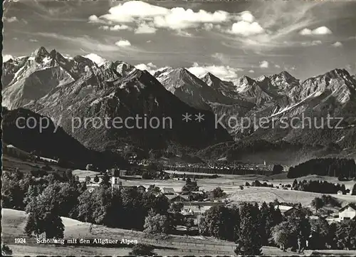 Schoellang Allgaeuer Alpen Kat. Oberstdorf