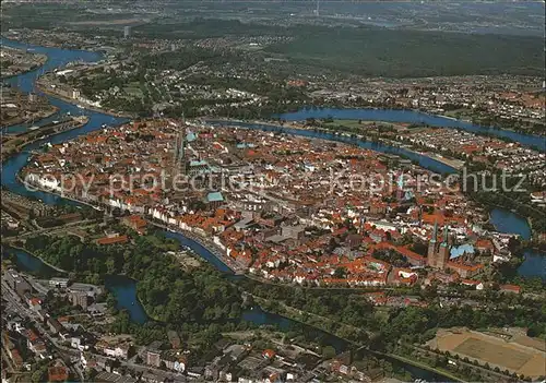 Luebeck Fliegeraufnahme Kat. Luebeck