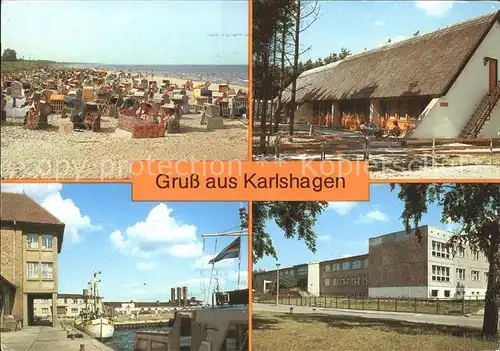 Karlshagen Strand Fischereihafen Kat. Karlshagen Usedom