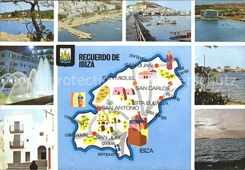 Ibiza Islas Baleares Different aspects Kat. Ibiza