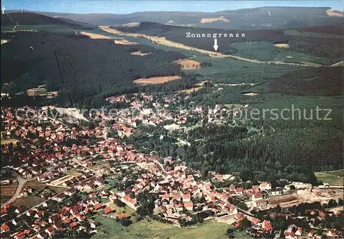 Braunlage Fliegeraufnahme Kat. Braunlage Harz