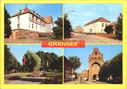 Gransee Kreiskrankenhaus Platz der Opfer des Faschismus Ruppiner Tor Kat. Gransee