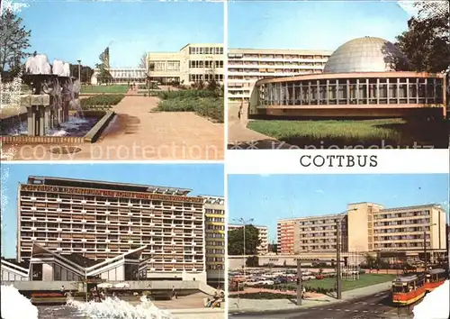 Cottbus Bildungszentrum Planetarium Hotel Lausitz Kat. Cottbus