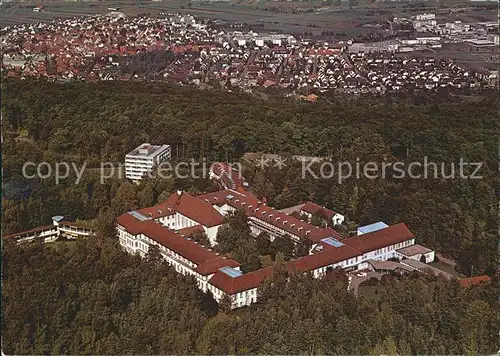 Gerlingen Wuerttemberg Fliegeraufnahme Fachklinik Schillerhoehe / Gerlingen /Ludwigsburg LKR