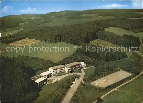 Kirchhundem Fliegeraufnahme Josef Gockeln Ferienheim Kat. Kirchhundem Hochsauerland