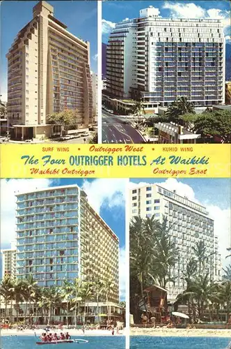 Waikiki The Four Outrigger Hotels Kat. Waikiki Honolulu