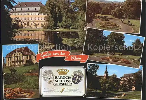 Gersfeld Rhoen Barock  Schloss Kat. Gersfeld (Rhoen)