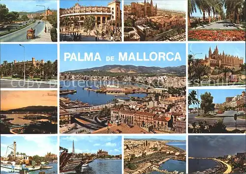 Palma de Mallorca Stadt Hafen Kat. Palma de Mallorca