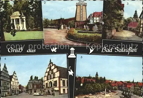 Bad Salzuflen Leopold  Sprudel Thermalbad Alte Gasse Kat. Bad Salzuflen