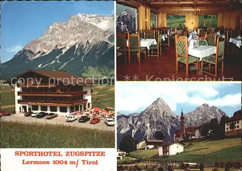 Lermoos Tirol Sporthotel Zugspitze Kat. Lermoos