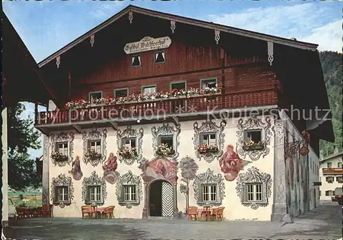 Walchsee Tirol Gasthof Walchseehof  Kat. Walchsee