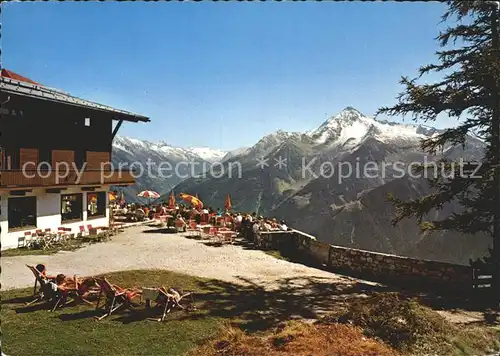 Gschoesswandhaus Bergstation Zillergrund Ahornspitze Kat. Finkenberg