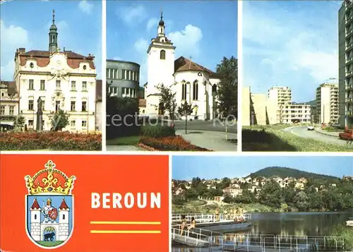 Beroun Radnice Kostel sv Jakuba Sidliste Hlinky  Kat. Beraun