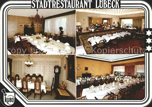 Luebeck Stadtrestaurant  Kat. Luebeck