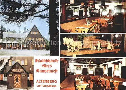 Altenberg Dippoldiswalde Waldschaenke Altes Raupennest  Kat. Altenberg