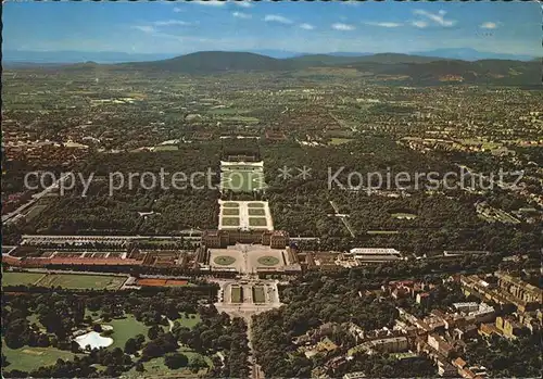 Wien Schloss Schoenbrunn Fliegeraufnahme Kat. Wien