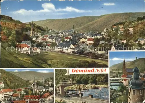 Gemuend Eifel Freibad Kirche  Kat. Schleiden