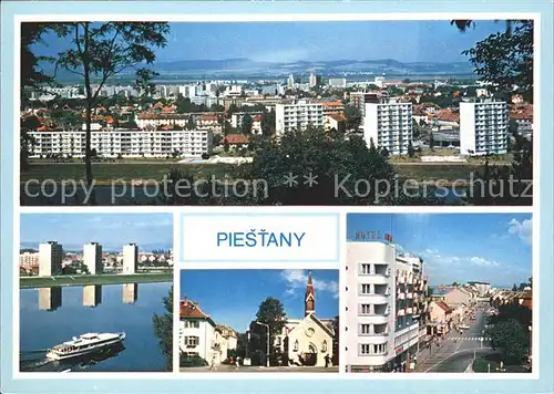 Piestany Vyletna lod Adam Trajan Pavlovova ulica Hotel Eden Kat. Piestany