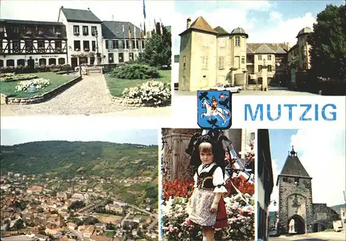 Mutzig Bas Rhin Alsace Tracht Tor  Kat. Mutzig