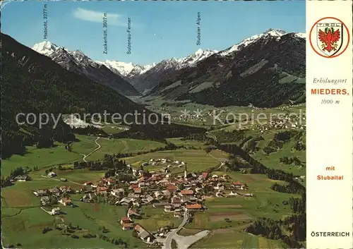 Mieders Tirol Habicht Zuckerhuetl Sulzenau Ferner Stubaier Alpen  Kat. Mieders